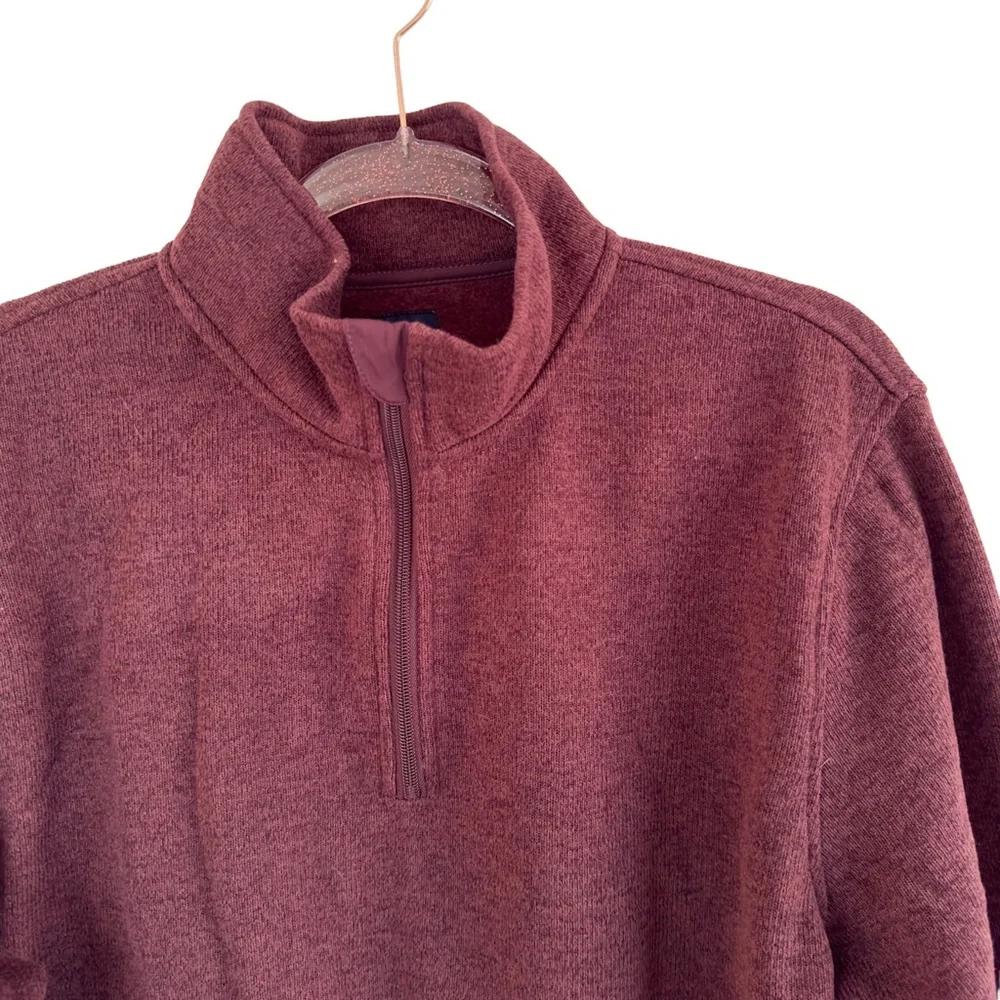 J. Crew Knit Pullover Sweatshirt Quarter Zip Sweater